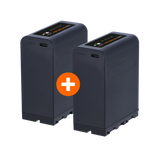 Bundle 2x battery | Type Sony NP-F | various capacities